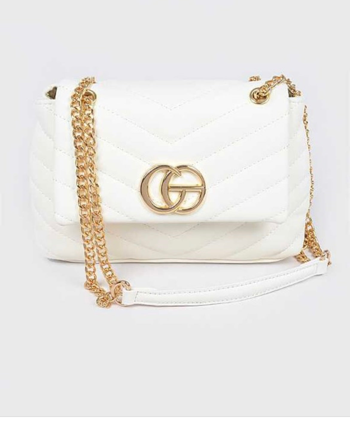 "Monarch Essence" Quilted Shoulder Handbag