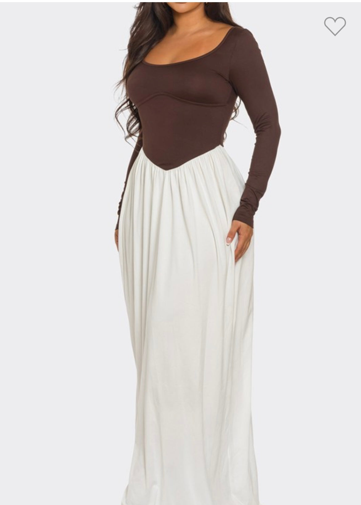 ColorBlock Maxi Dress