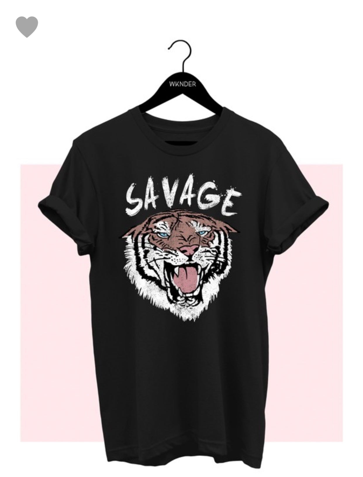 PLUS SIZE "Savage" Graphic Tee