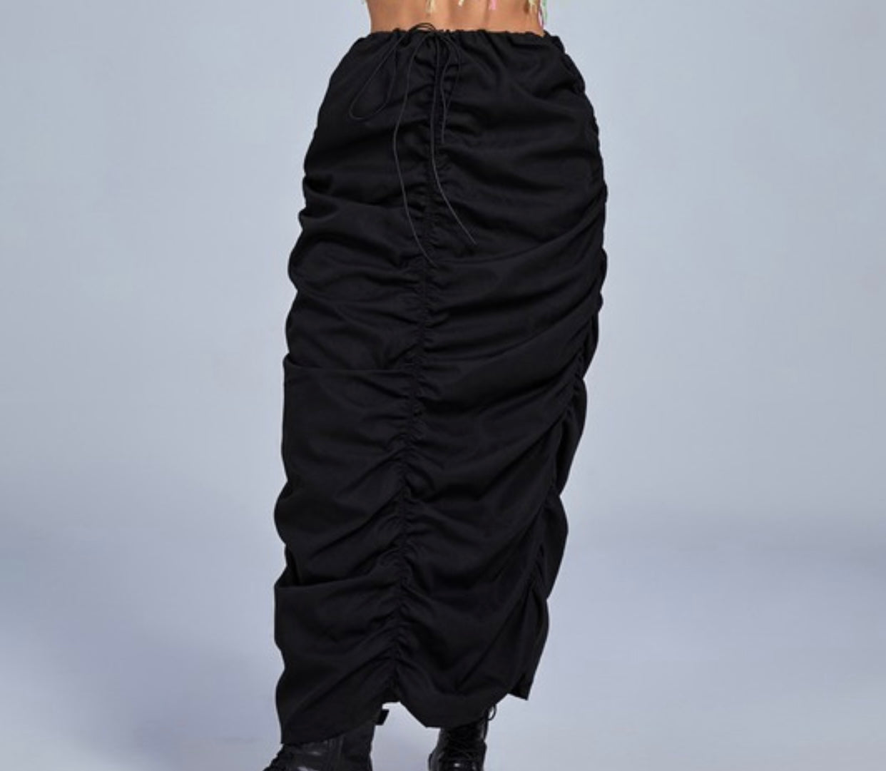"Skrunchy" Midi Skirt