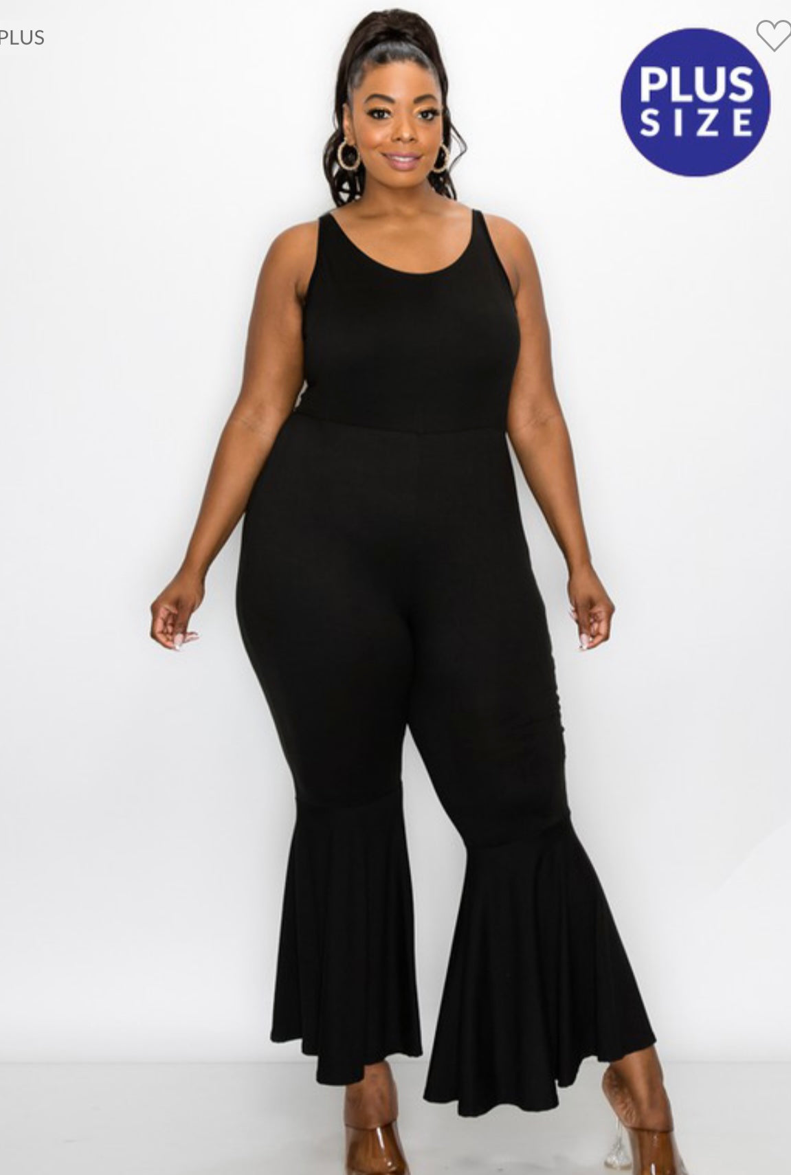 PLUS SIZE "My Body" Flare Jumpsuit