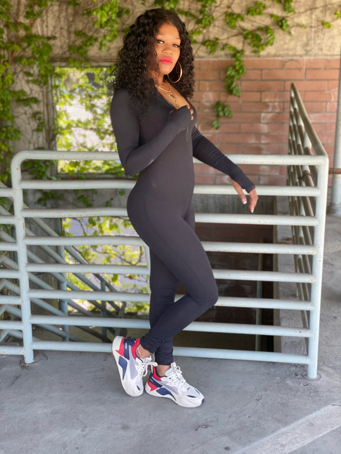"Watever It Takes" Long Sleeve Jumpsuit