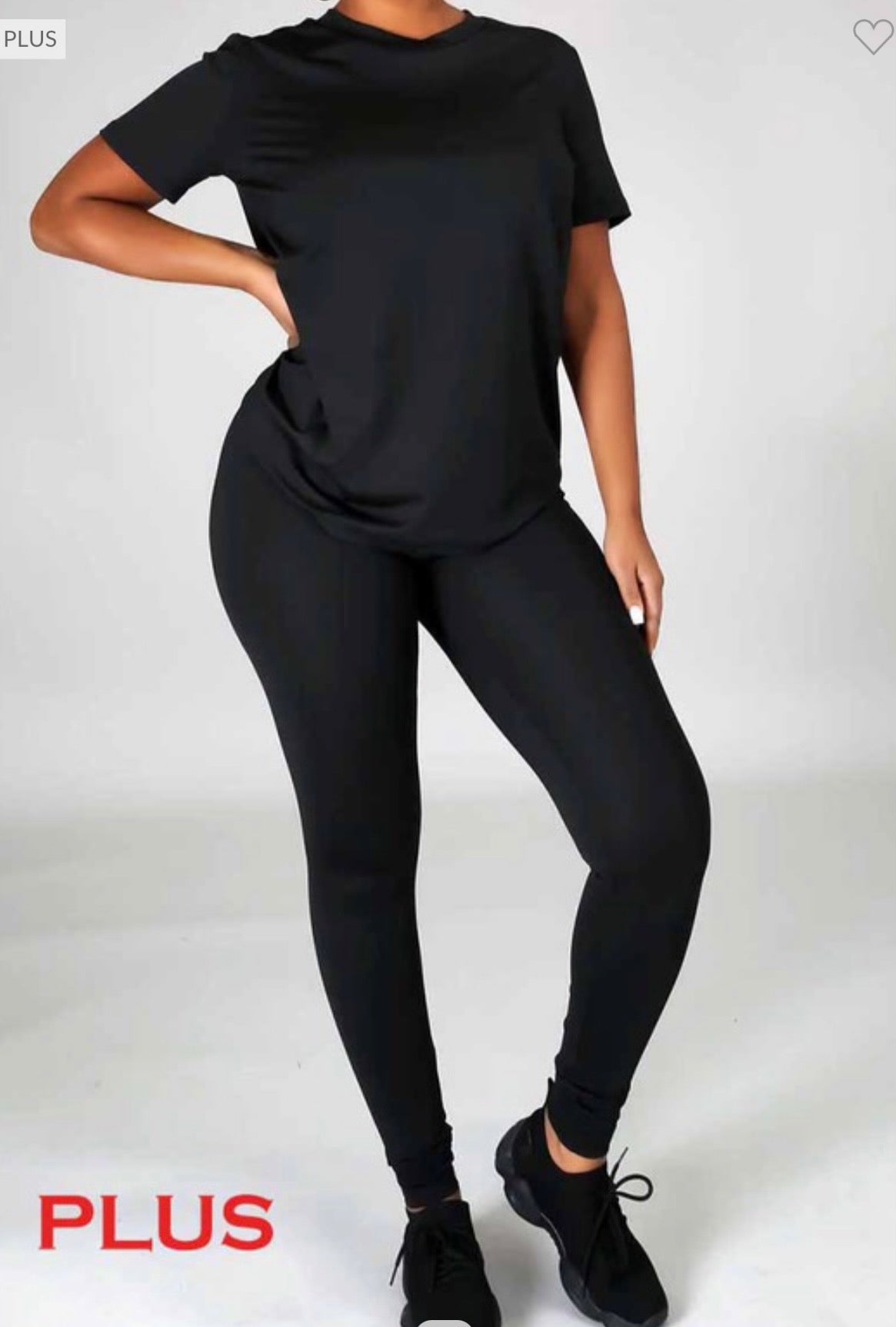 PLUS SIZE " Comfy & Cute" Set