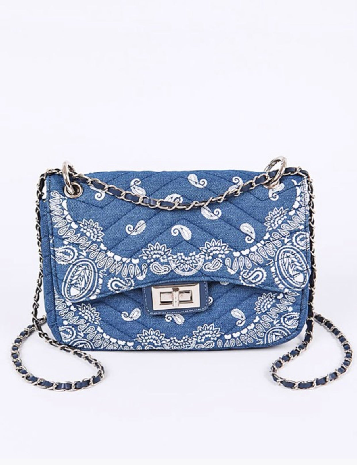 "Bandana Print" Shoulder Bag