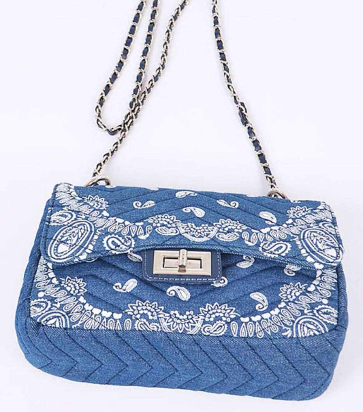 "Bandana Print" Shoulder Bag