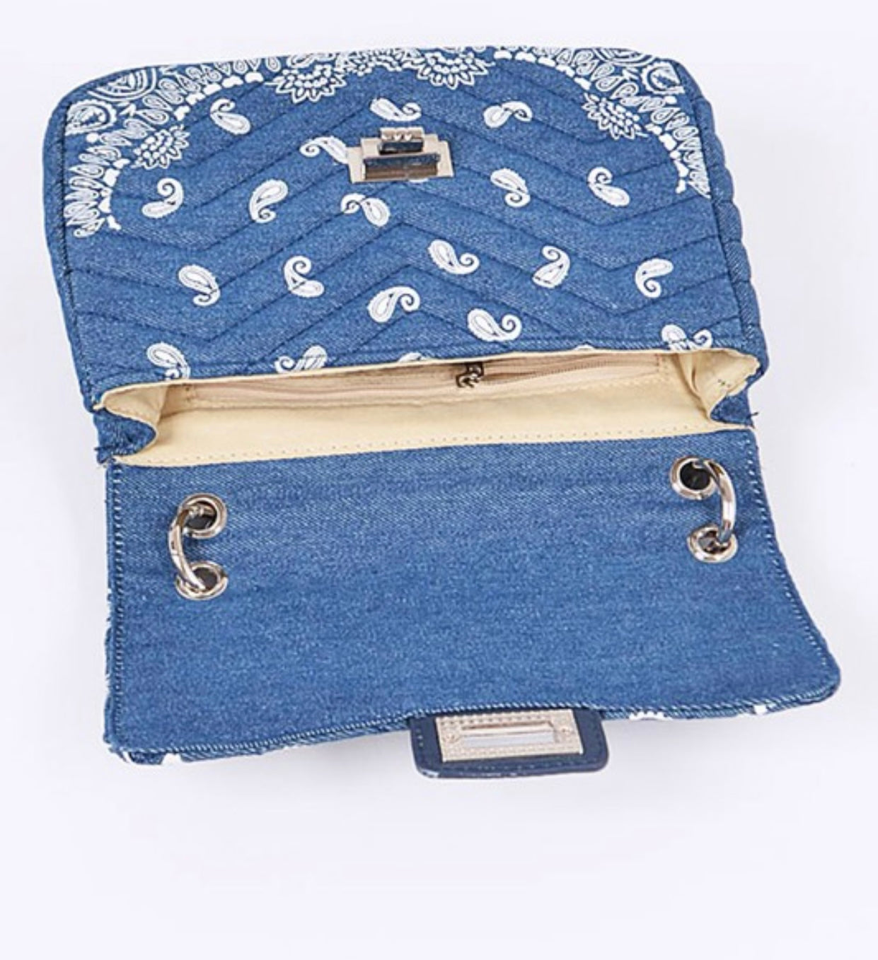 "Bandana Print" Shoulder Bag