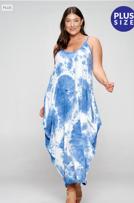 PLUS SIZE " Cloud Nine" Balloon Dress