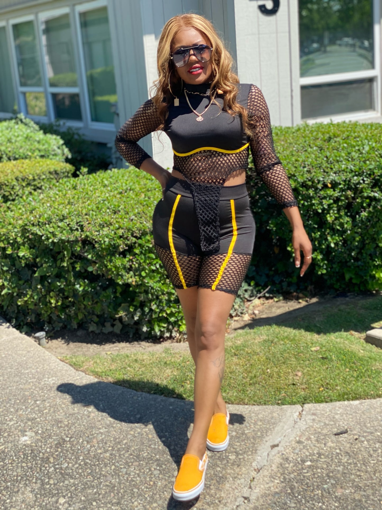 "Candy" Two Piece Biker Short Set